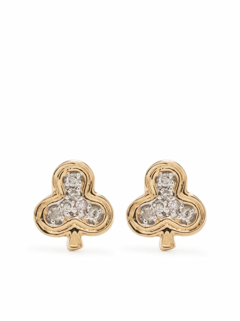 Adina Reyter 14K Yellow Gold Make Your Move Diamond Stud Earrings