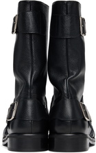 Stefan Cooke Black Star Biker Boots