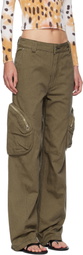 Eckhaus Latta Khaki Cargo Jeans