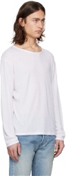 Second/Layer White Dias Cortes Long Sleeve T-Shirt