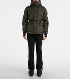 Moncler Grenoble Salastrains belted down ski jacket