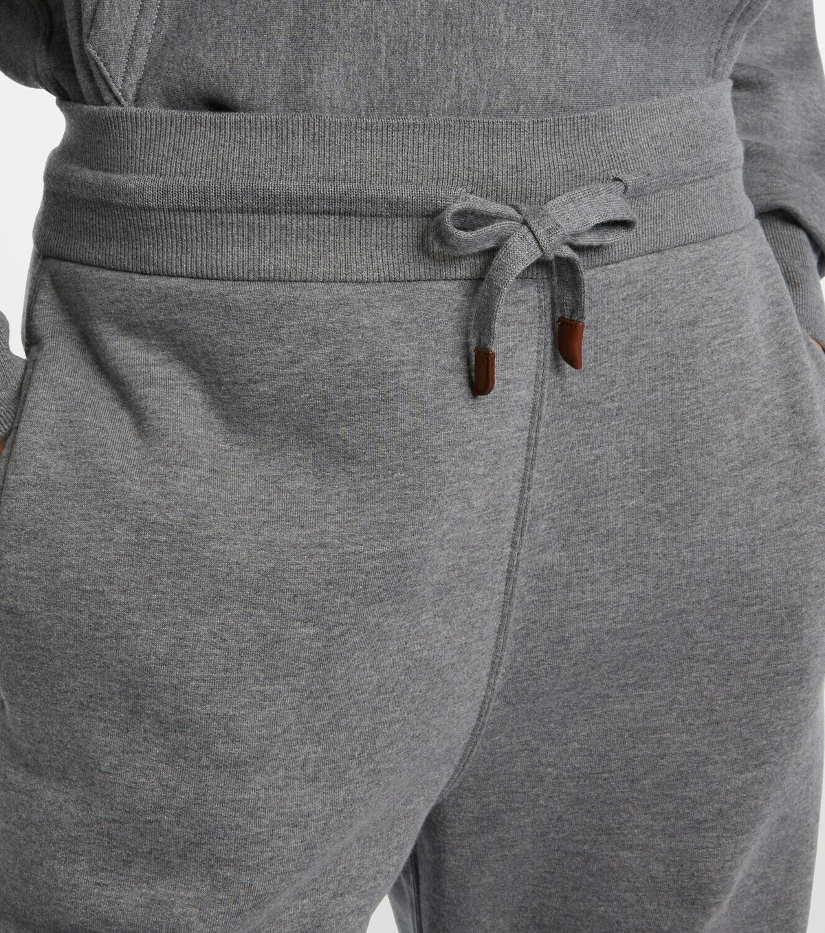 Loro Piana Banyan cotton and cashmere sweatpants