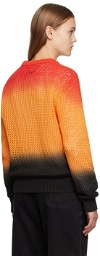 Stüssy Orange Crewneck Sweater