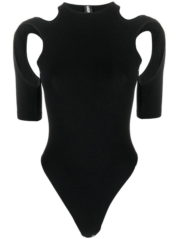 Photo: ANDREADAMO - Cut-out Jersey Bodysuit