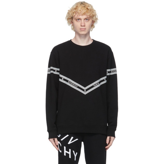 Photo: Givenchy Black Logo Chain Sweatshirt