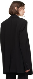 Ann Demeulemeester Black Agnes High Comfort Tailored Blazer