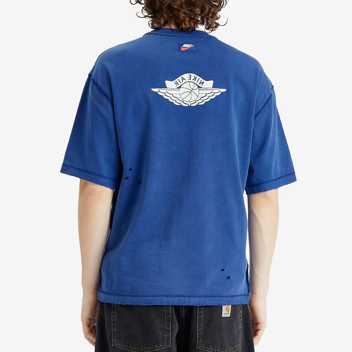 Air Jordan Men's Rair Air 85' T-Shirt in Deep Royal/Sail
