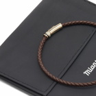 Miansai Men's Juno Leather Bracelet in Brown
