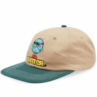 Butter Goods Men's Blindfold Logo 6 Panel Cap in Khaki/Forest