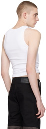 Raga Malak White Velcro Tank Top