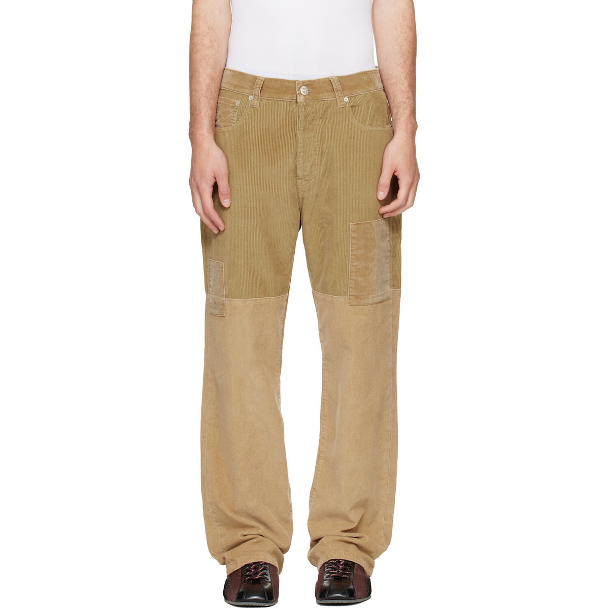 Wales Bonner Tan Sissoo Trousers