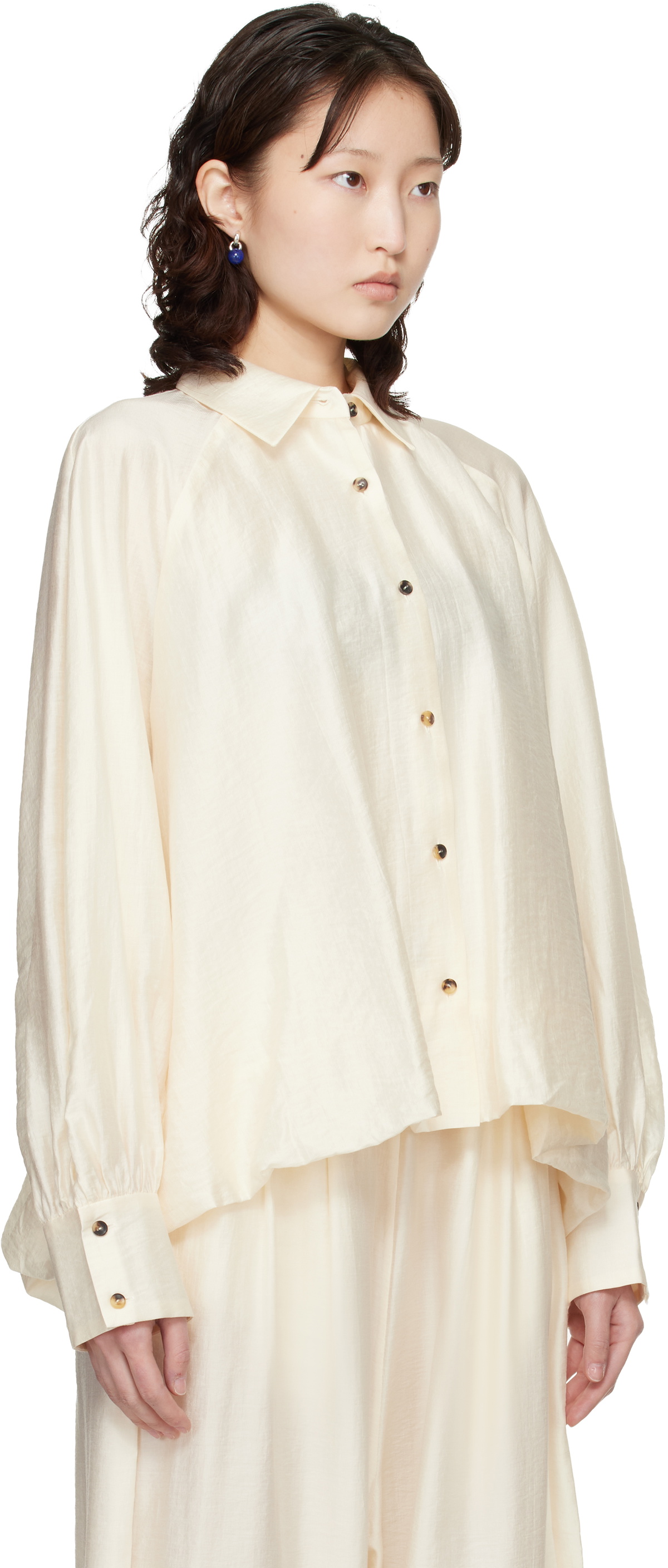 Cordera Off-White Balloon Shirt