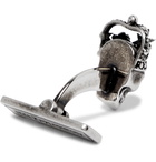 ALEXANDER MCQUEEN - Burnished Silver-Tone Cufflinks - Silver