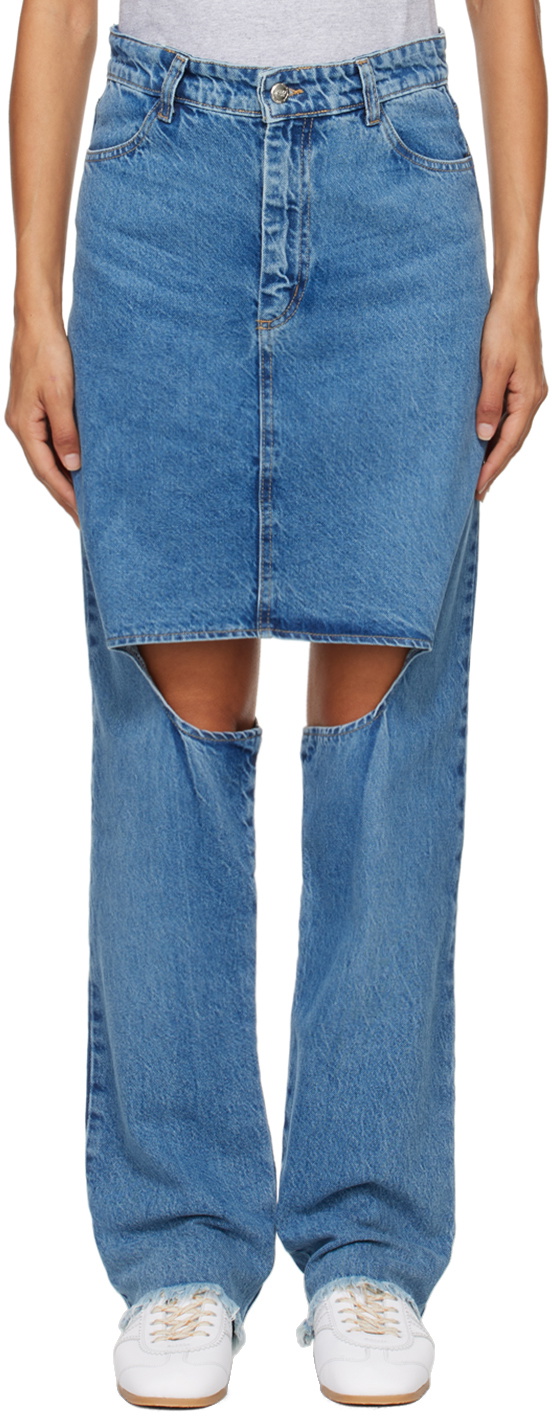 【Ashley Williams】★関税送料込★ Crystal Marley ジーンズ Ashley Williams Blue Marley Jeans Ashley Williams