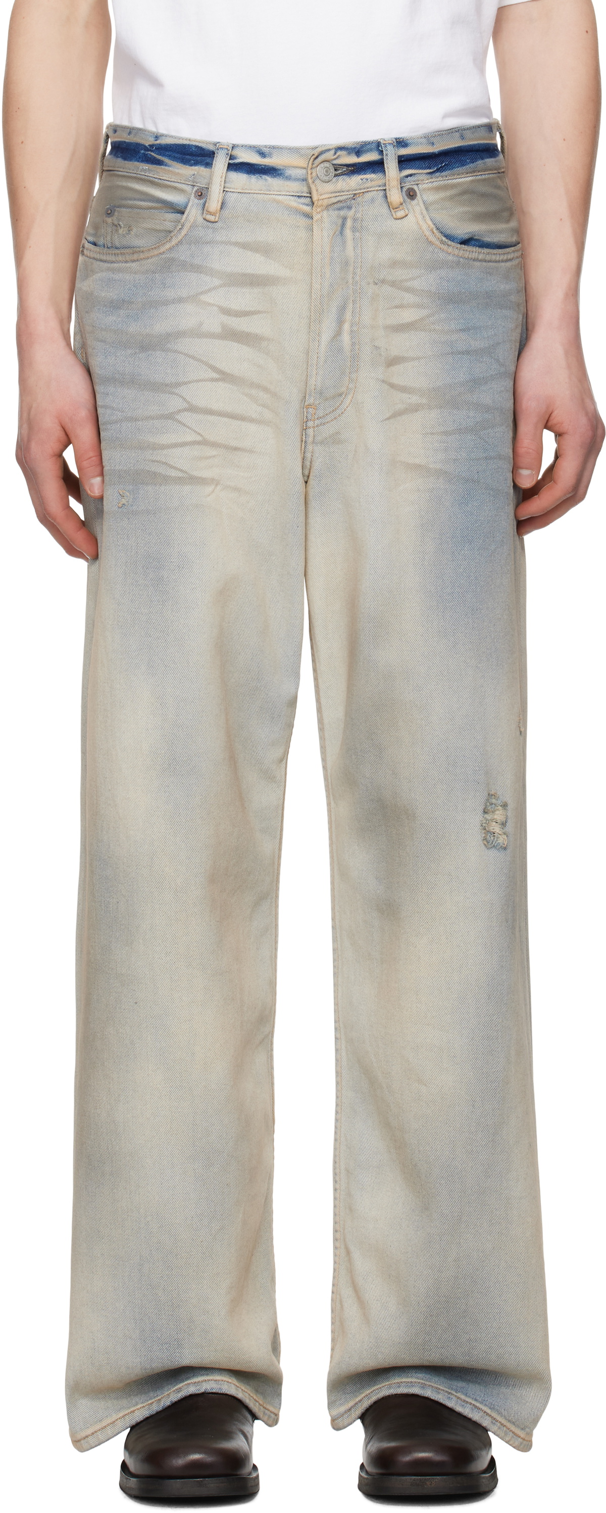 Acne Studios Blue Baggy Fit 1981M Jeans Acne Studios