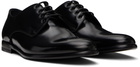 Dolce&Gabbana Black Brushed Calfskin Derbys