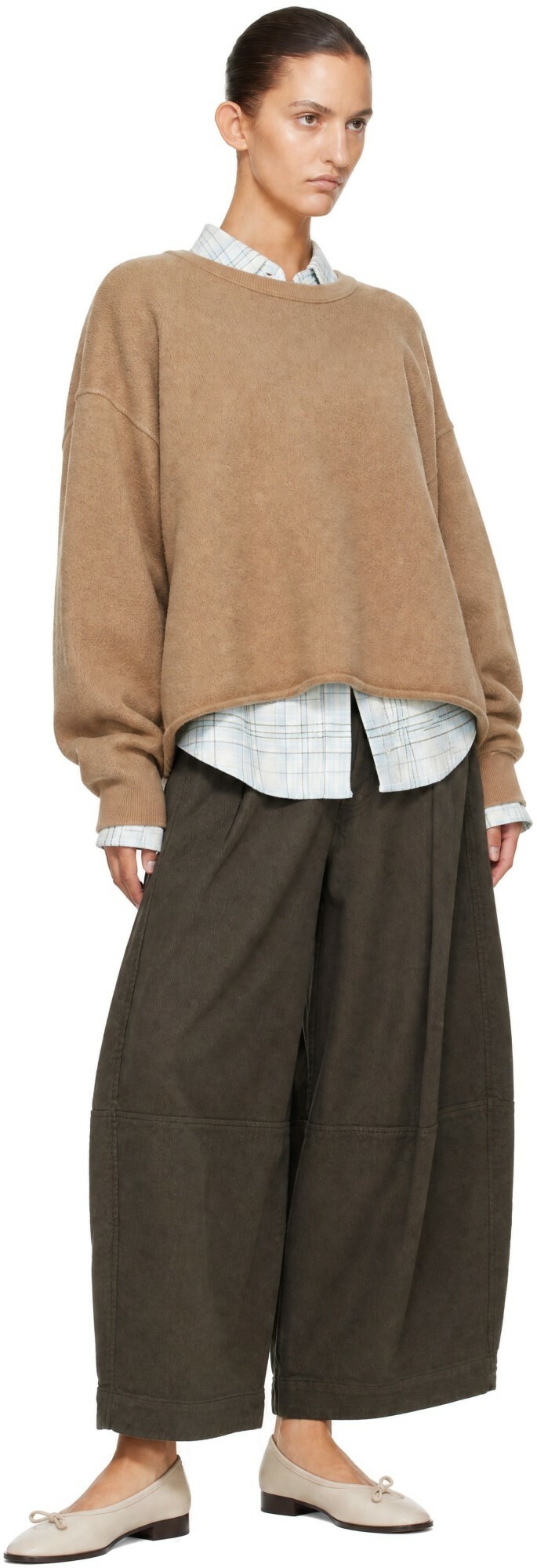 YMC Taupe Studio Sweatshirt