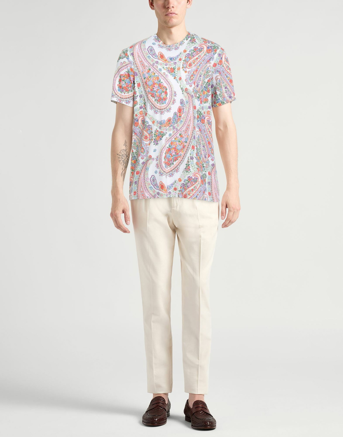Etro Mens T-shirt in White