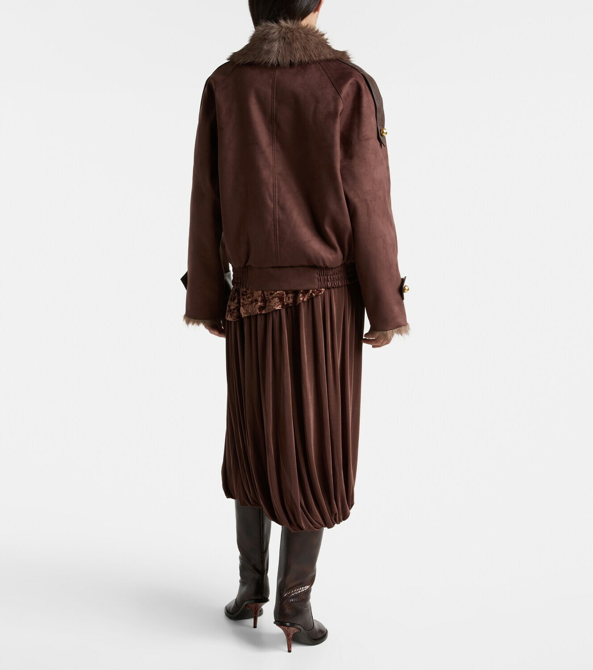 Xu Zhi Reversible faux fur jacket