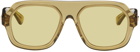 Bottega Veneta Yellow Rim Sunglasses
