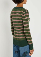 Etro Striped Knit Jumper Brown
