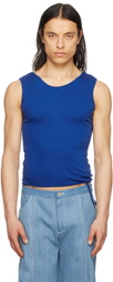 Mainline:RUS/Fr.CA/DE Blue Eshaan Tank Top