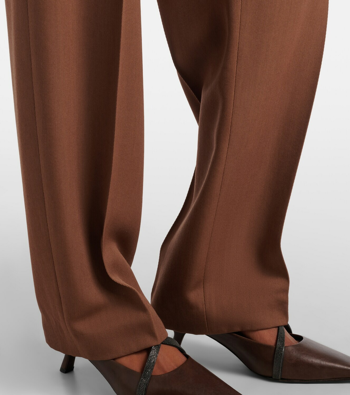 Brunello Cucinelli Wool-blend suit pants