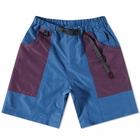 Gramicci Men's Shell Gear Short in Navy/Purple