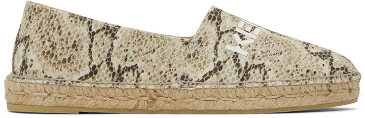 Photo: Kenzo Beige Classic Logo Espadrilles