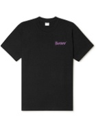 Better™ Gift Shop - Logo-Print Cotton-Jersey T-Shirt - Black