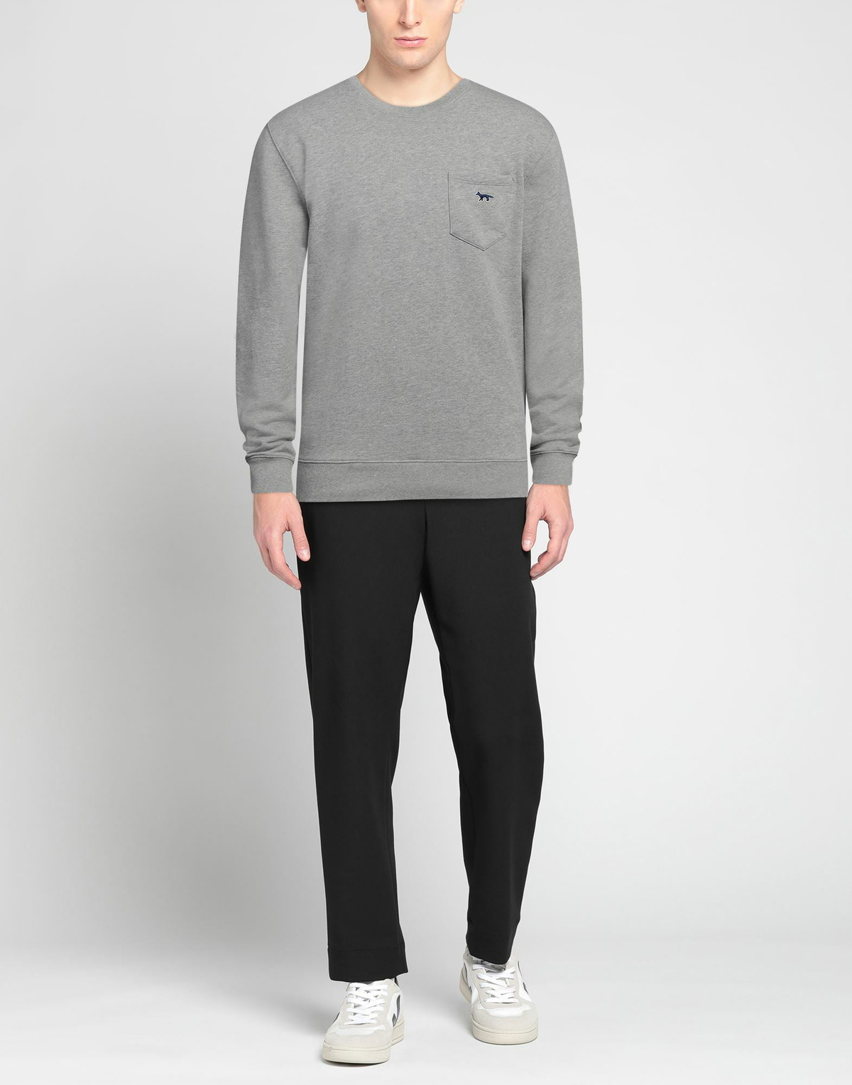 Maison Kitsuné Mens Sweatshirt in Grey