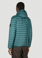 Stone Island - Compass Patch Hooded Jacket in Green