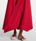Brunello Cucinelli Cotton-blend midi skirt