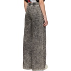 S.R. STUDIO. LA. CA. Black SOTO Mineral Wash Wide-Leg Jeans