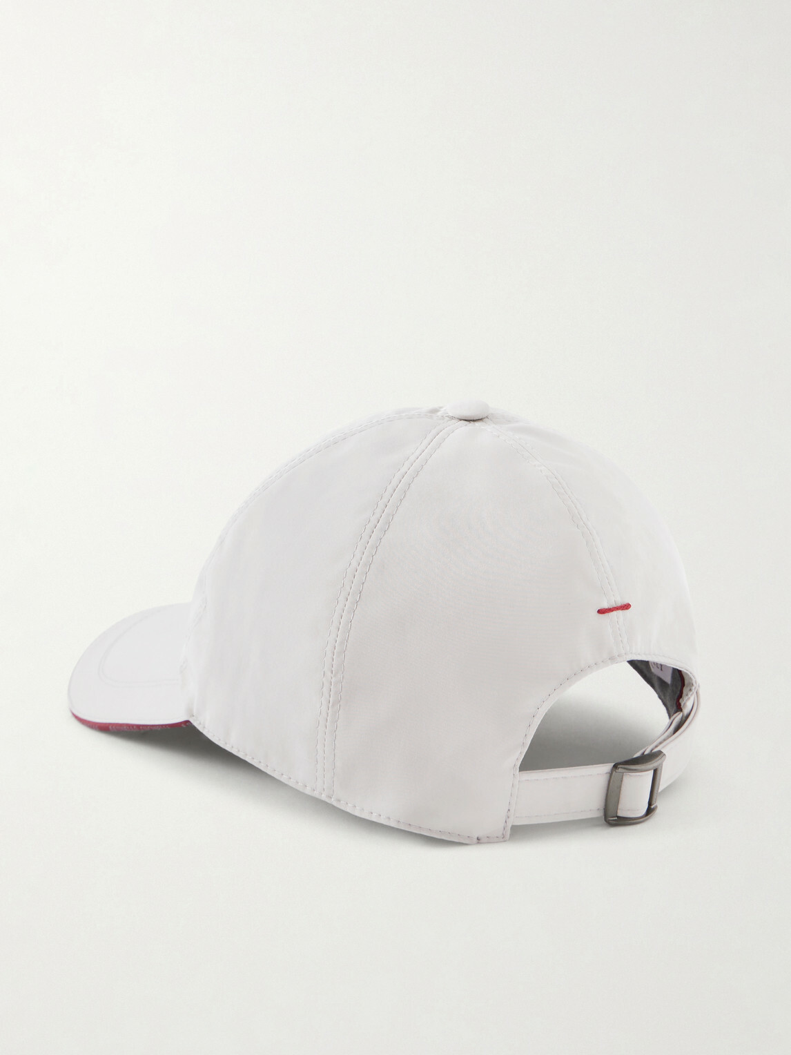 Brunello Cucinelli - Logo-Embroidered Shell Cap - Gray