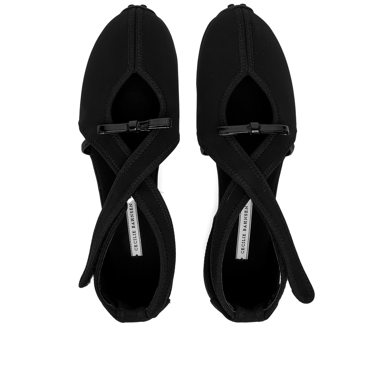 Cecilie Bahnsen♡ Sia Flat Neoprene Shoes Cecilie Bahnsen Women's Sia Flat Neoprene Shoes in Black Cecilie