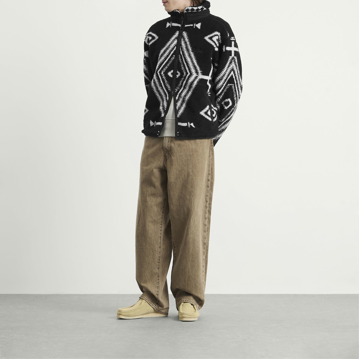 Pendleton Men's Jacquard Fleece Jacket in Los Ojos
