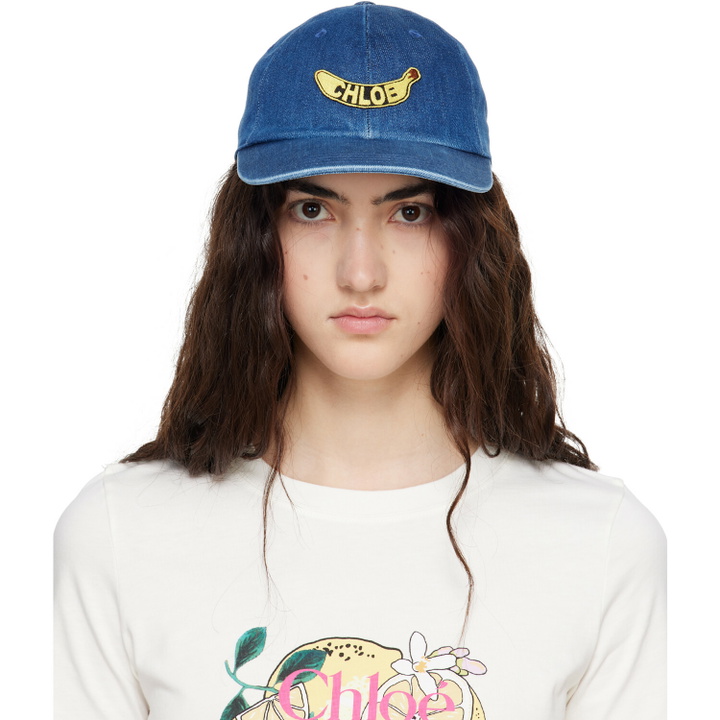 Photo: Chloé Blue 'The Chloé Chill' Denim Cap