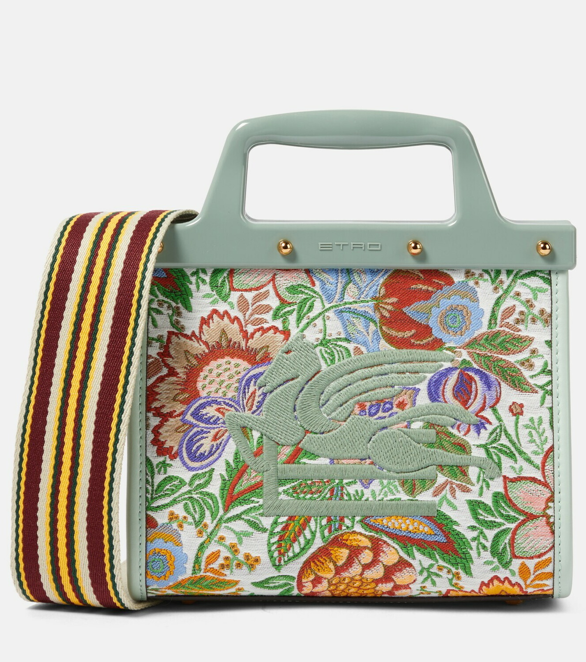 ショルダーバッグ・ポシェット Etro Small Love Trotter Bag ETRO Small Love Trotter Denim Tote Bag | Blue | FARFETCH