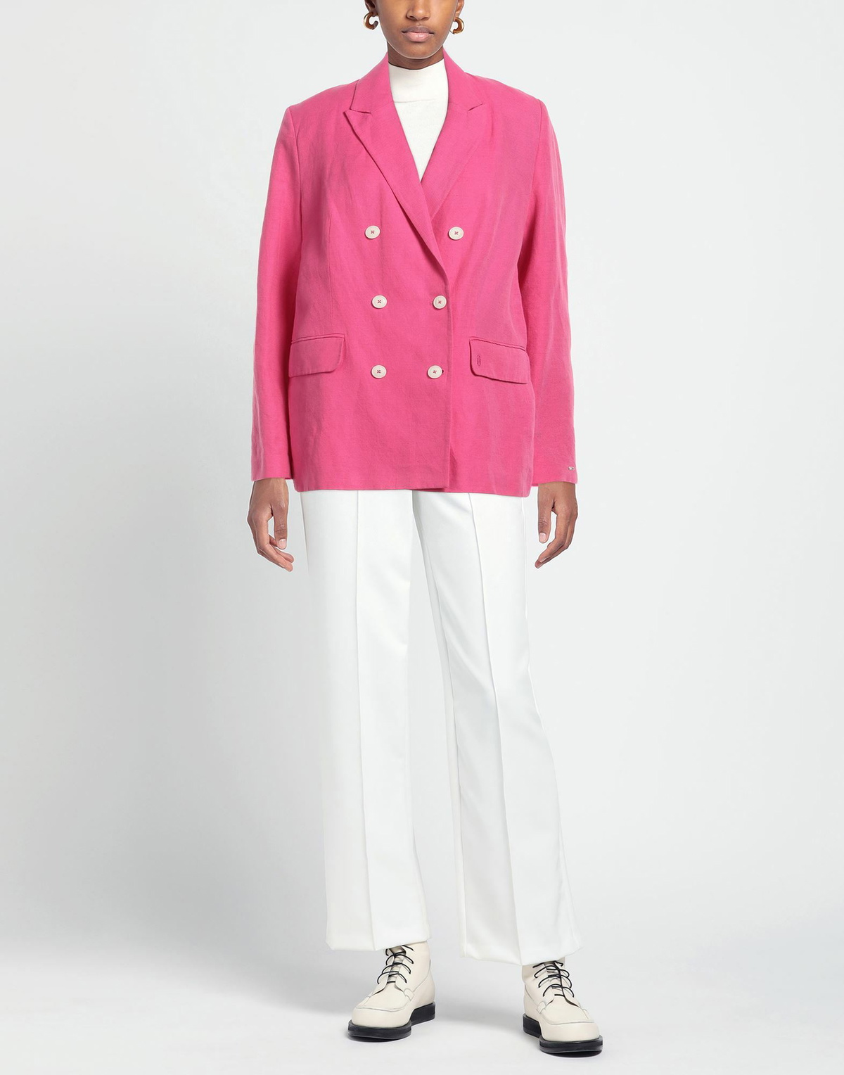 Tommy Hilfiger Womens Blazer Fuchsia