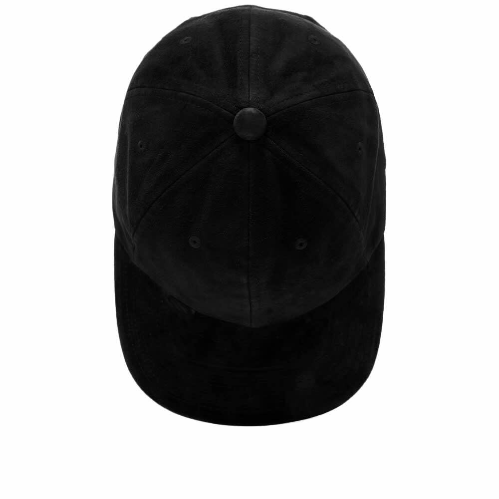 Beams Plus Men's 6 Panel Suede Cap in Black Beams Plus