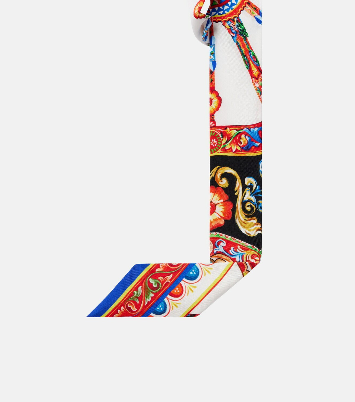 Dolce&Gabbana Carretto silk twill scarf