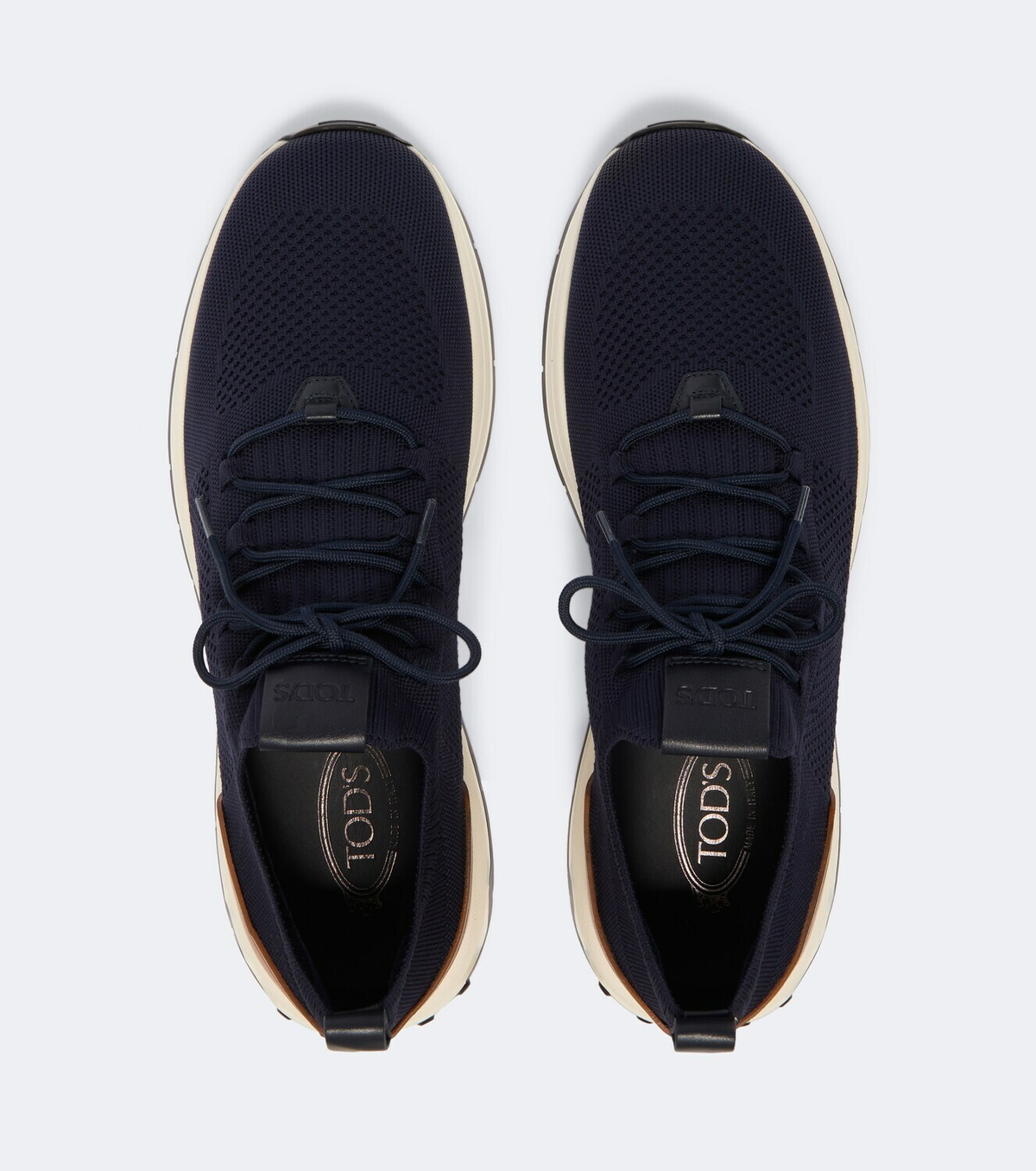 Tod's Calzino leather-trimmed sneakers