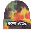 Fucking Awesome Men's Velcro Stamp Cuff Beanie in All Over Print