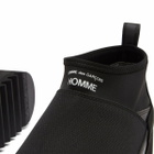 Comme des Garçons Homme Men's Cordura Slip On Boot in Black