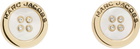Marc Jacobs 'The Button' Mother Of Pearl Stud Earrings
