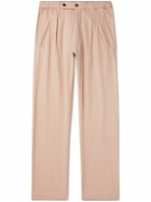 SMR Days - Straight-Leg Bamboo and Cotton-Blend Trousers - Pink