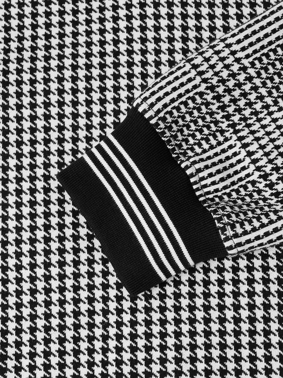 Thom Browne - Prince of Wales and Houndstooth Cotton Hooded Thom Browne - Prince of Wales and Houndstooth Cotton Hooded