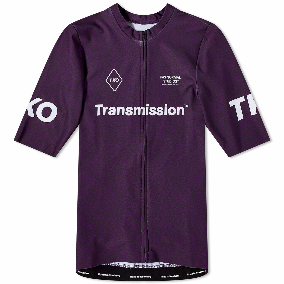 Pas Normal Studios Men's T.K.O Short Sleeve Jersey in Dark Purple ...