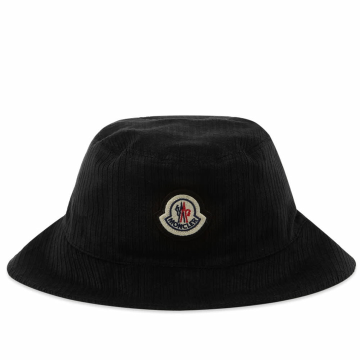 Photo: Moncler Men's Cord Bucket Hat in Black